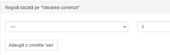 Valoarea comenzii mai mare sau egala cu 0